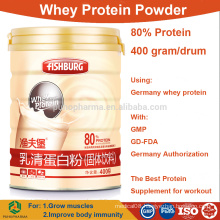 wholesale Whey Protein Powder concentrate 80% isolate bulk prices